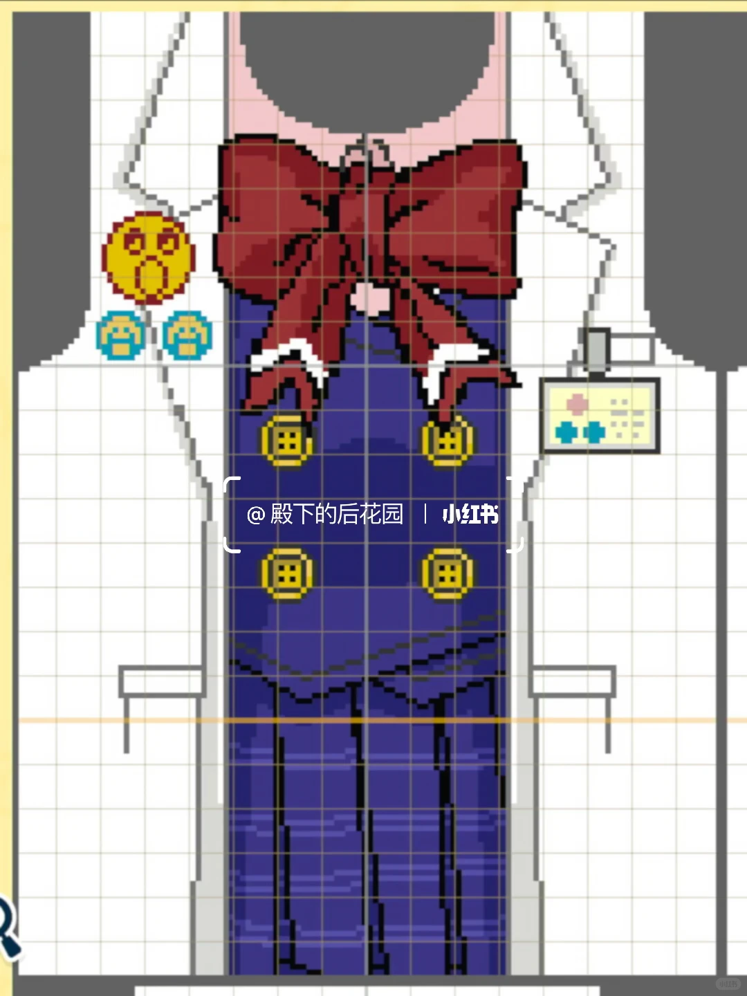 逆転裁判キャラクター衣装デザインシートまとめ — トモダチライフ DIY 図案（11枚目）