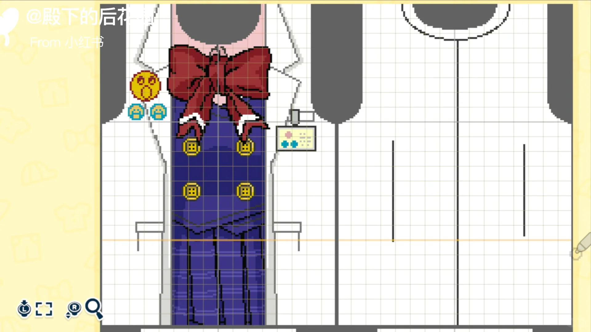 逆転裁判キャラクター衣装デザインシートまとめ — トモダチライフ DIY 図案（12枚目）