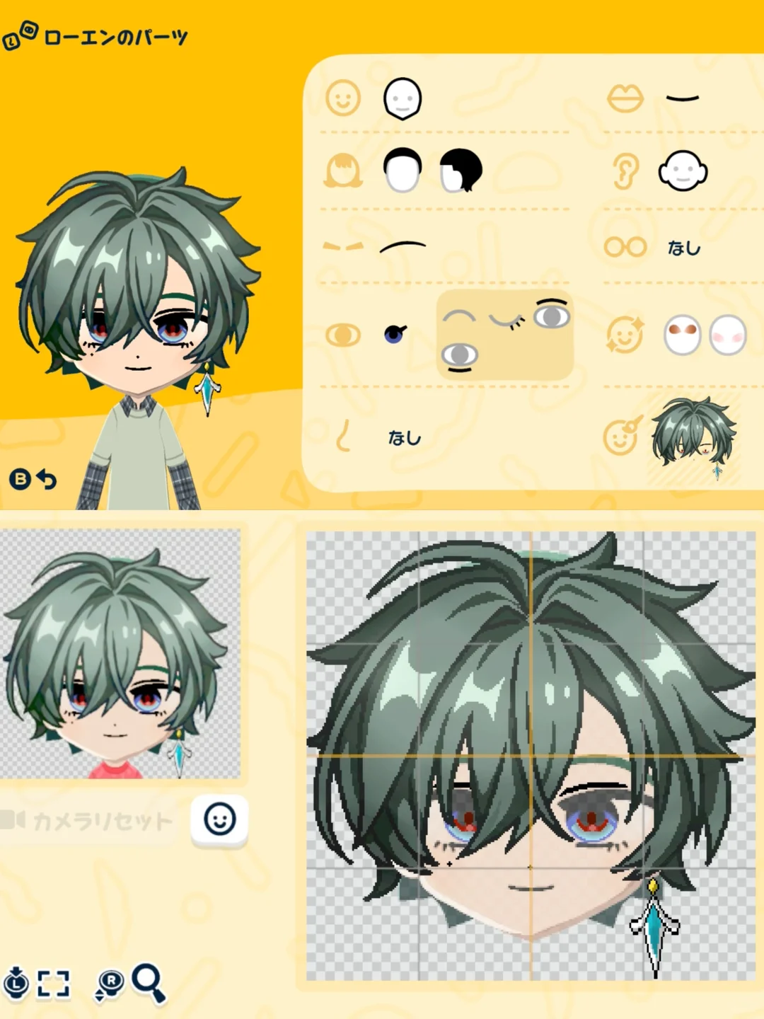 原神MiiコレクションVer2.0・デザインシート付き — トモダチライフ DIY 図案（6枚目）