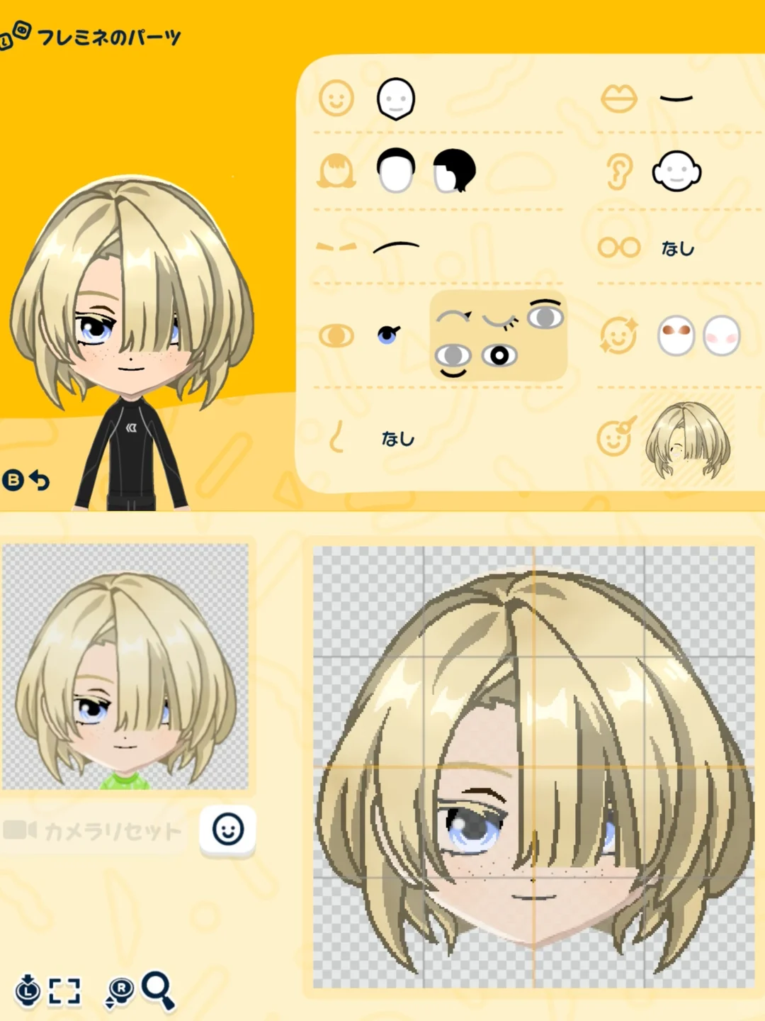 原神MiiコレクションVer2.0・デザインシート付き — トモダチライフ DIY 図案（7枚目）
