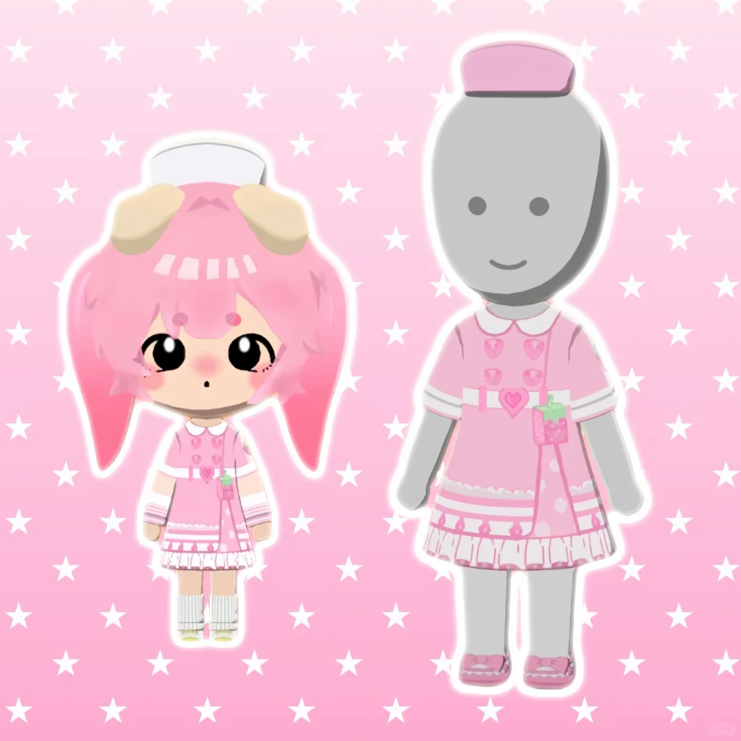 トモコレ かわいいイチゴドレスのデザイン — トモダチライフ DIY 図案（1枚目）