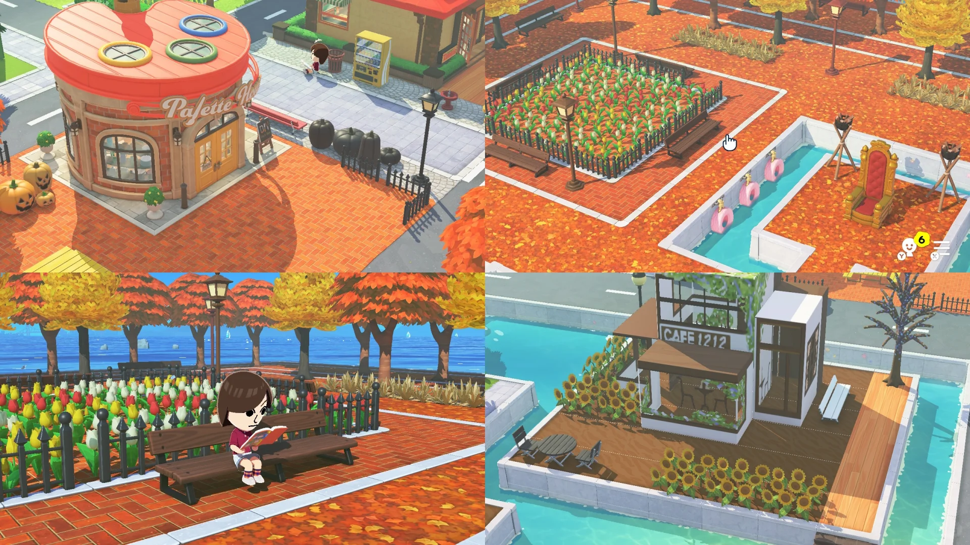Mon aménagement de l'île Arc-en-ciel des Quatre Saisons — Tomodachi Life motif DIY (image 6)