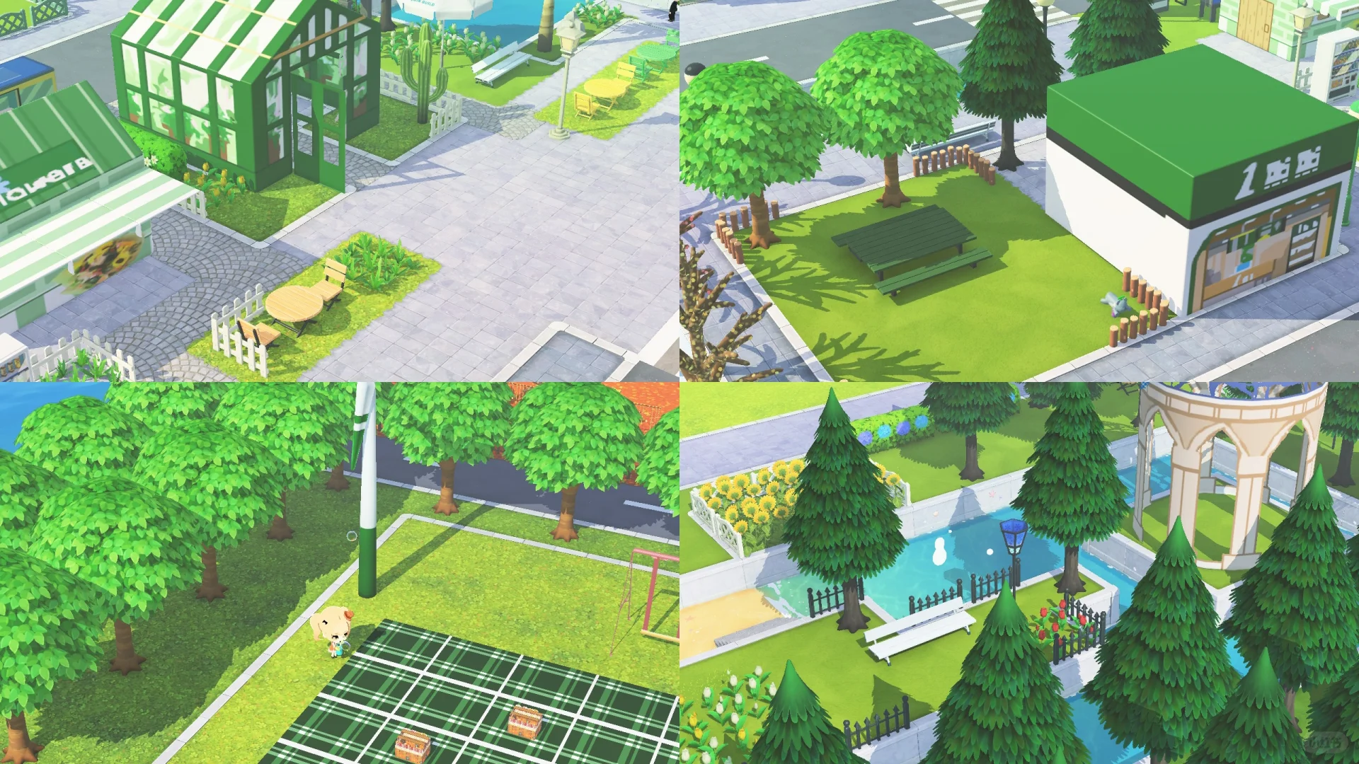 Mon aménagement de l'île Arc-en-ciel des Quatre Saisons — Tomodachi Life motif DIY (image 7)