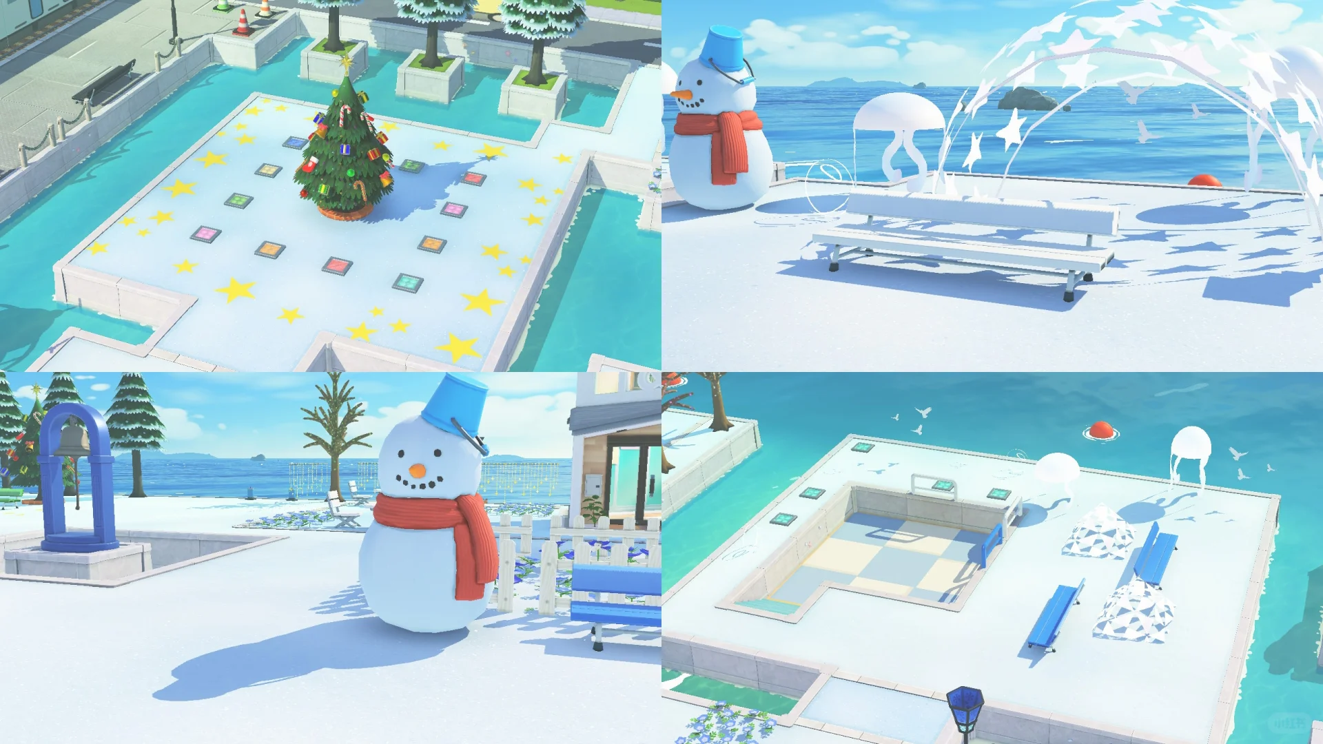 Mon aménagement de l'île Arc-en-ciel des Quatre Saisons — Tomodachi Life motif DIY (image 8)