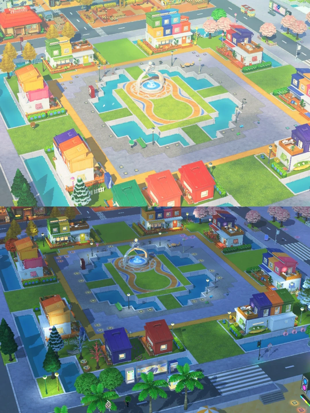 Mon aménagement de l'île Arc-en-ciel des Quatre Saisons — Tomodachi Life motif DIY (image 15)