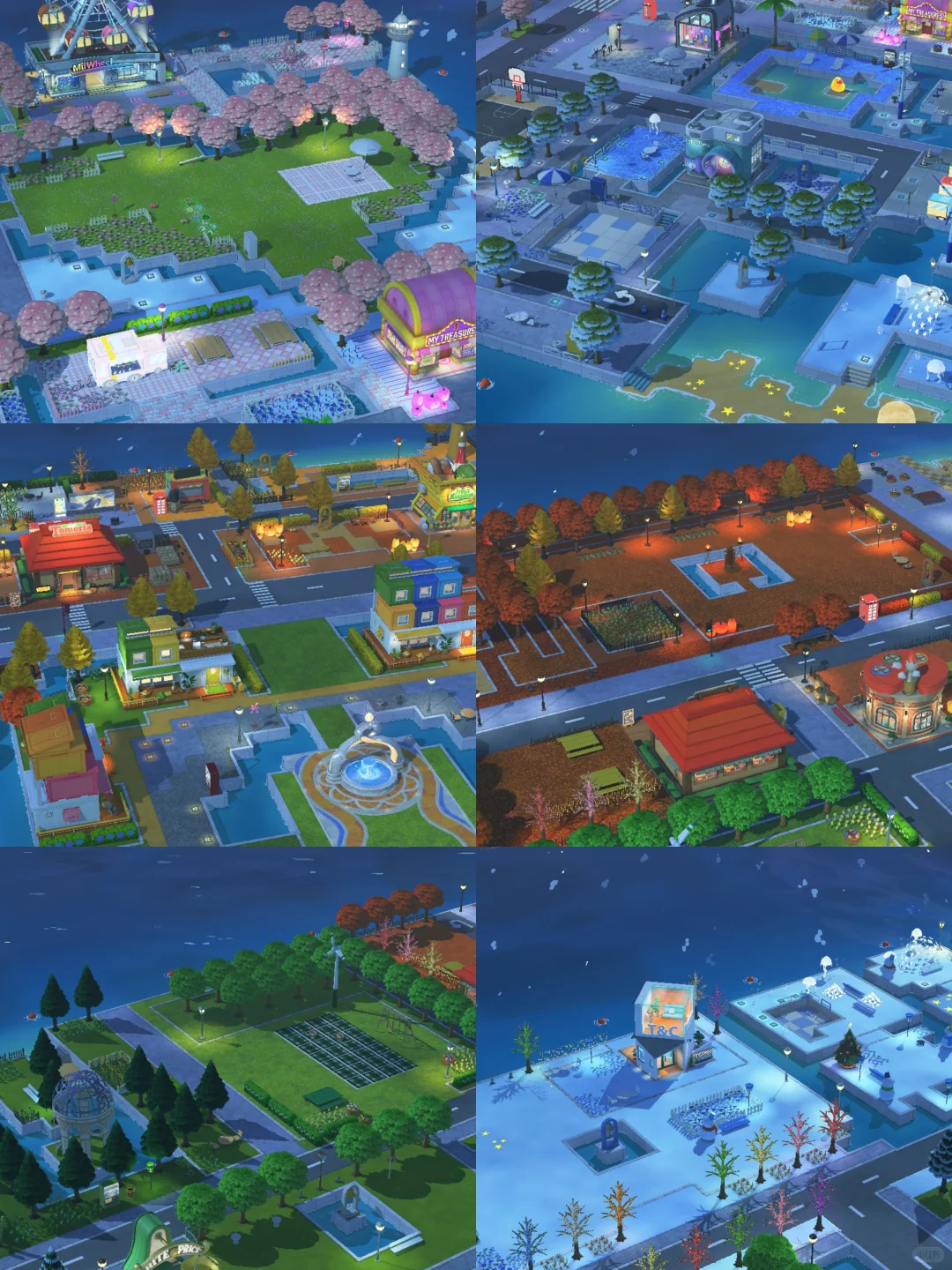Mon aménagement de l'île Arc-en-ciel des Quatre Saisons — Tomodachi Life motif DIY (image 16)