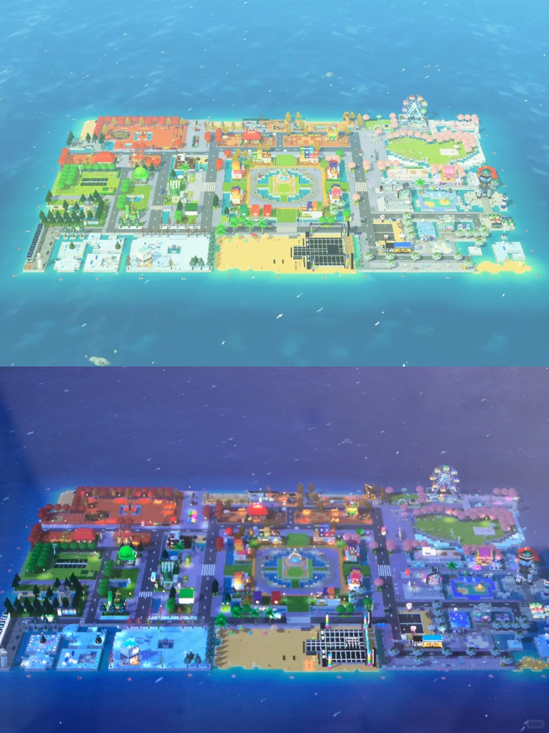 Mon aménagement de l'île Arc-en-ciel des Quatre Saisons — Tomodachi Life motif DIY (image 17)