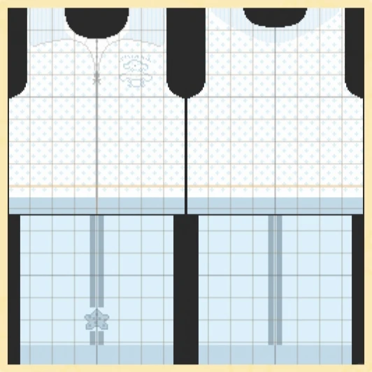 Motif tenue de gym My Melody pour Tomodachi Life — Tomodachi Life motif DIY