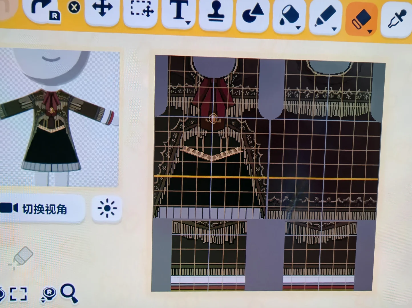 トモコレ用ブラッドボーン衣装デザインシート集 — トモダチライフ DIY 図案（3枚目）