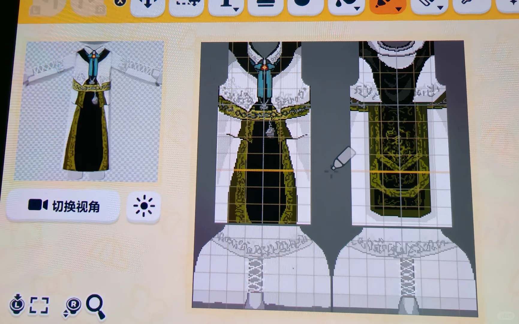 トモコレ用ブラッドボーン衣装デザインシート集 — トモダチライフ DIY 図案（6枚目）