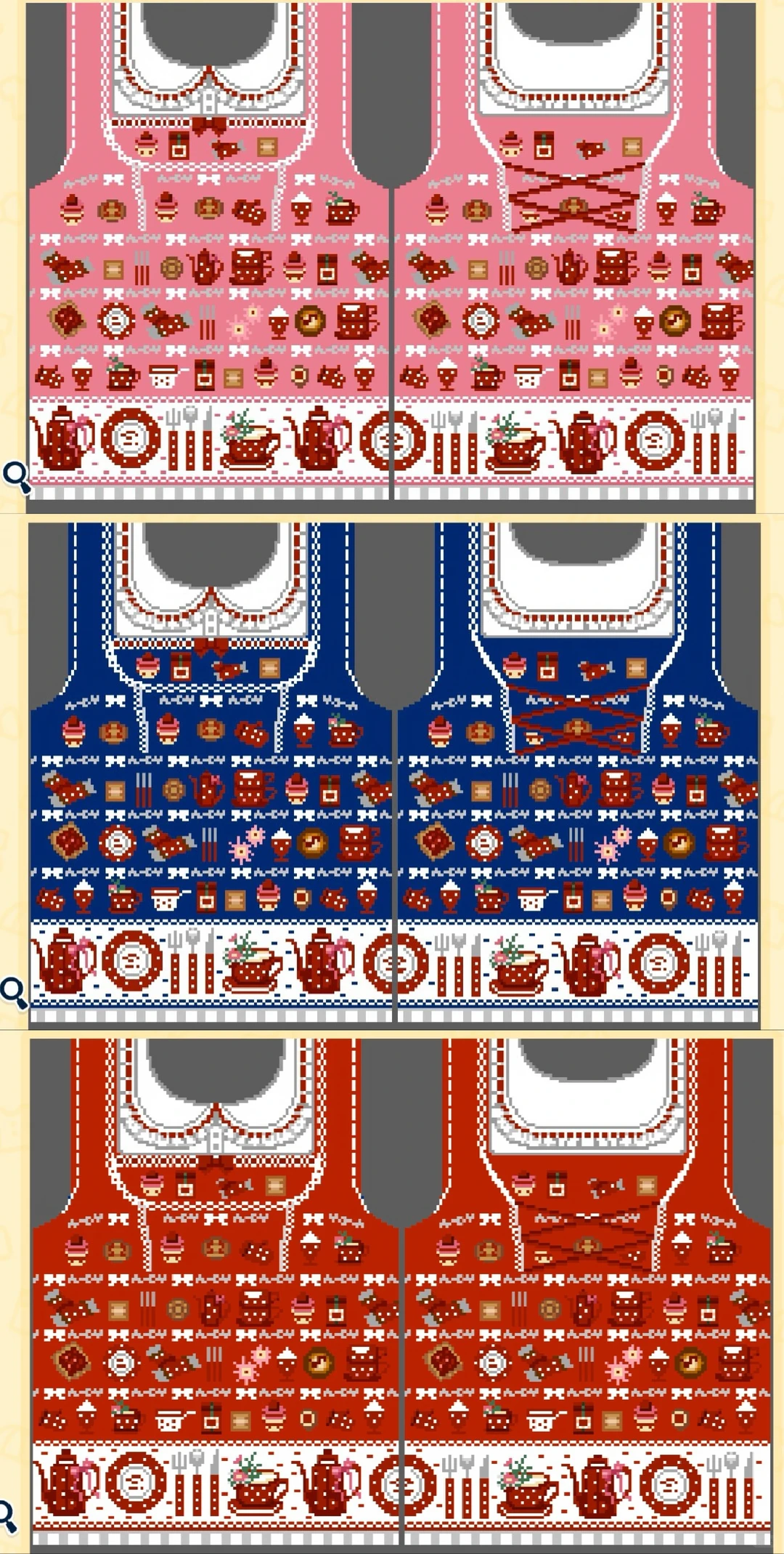 AP Style Lolita Dress Pattern Sheet for Tomodachi Life — Tomodachi Life DIY pattern