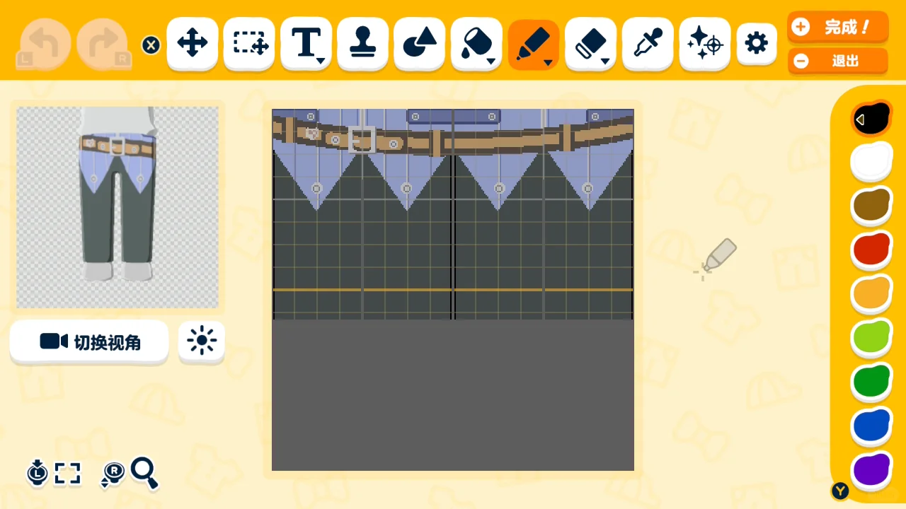 トモコレ用1周年衣装デザインシート — トモダチライフ DIY 図案（5枚目）