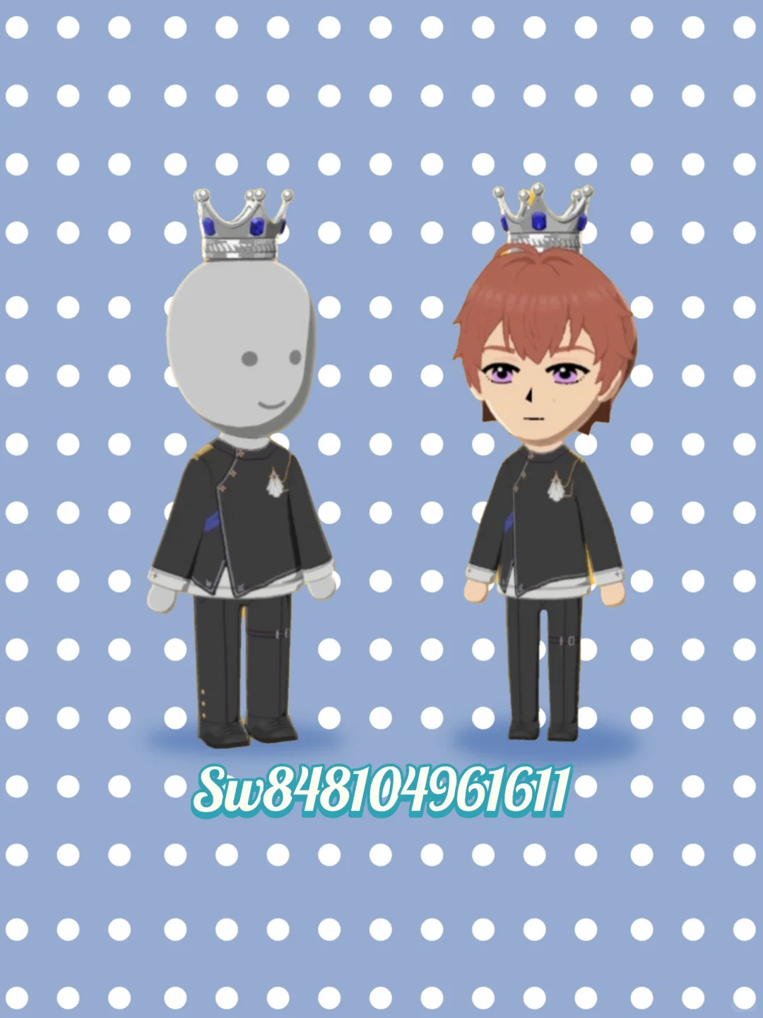 Prince-Style Formal Outfit for Tomodachi Life — Tomodachi Life DIY pattern