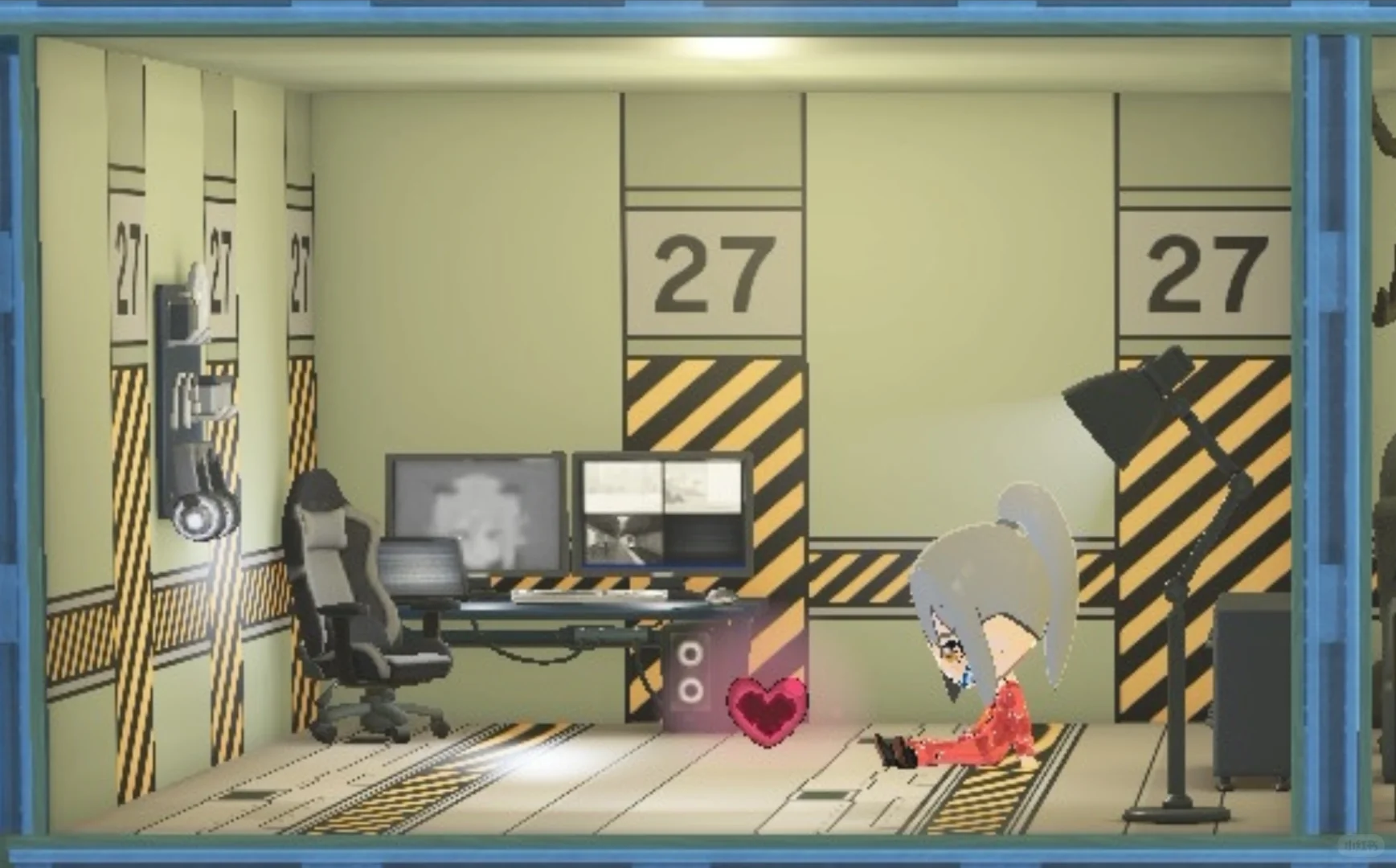 Lobotomy Corporation Containment Unit Wall and Floor Patterns — Tomodachi Life DIY pattern (image 1)