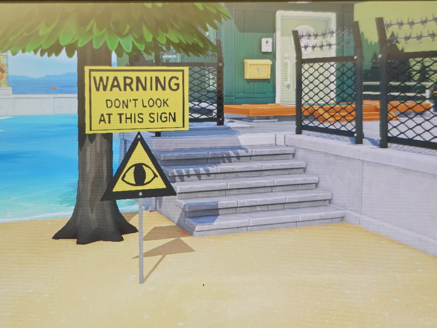 Horror-Themed Signboards for Your Tomodachi Life Island — Tomodachi Life DIY pattern