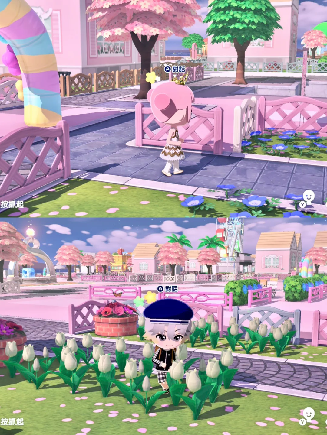 Aménagement de l'île nocturne avec motifs en perles à repasser — Tomodachi Life motif DIY (image 2)