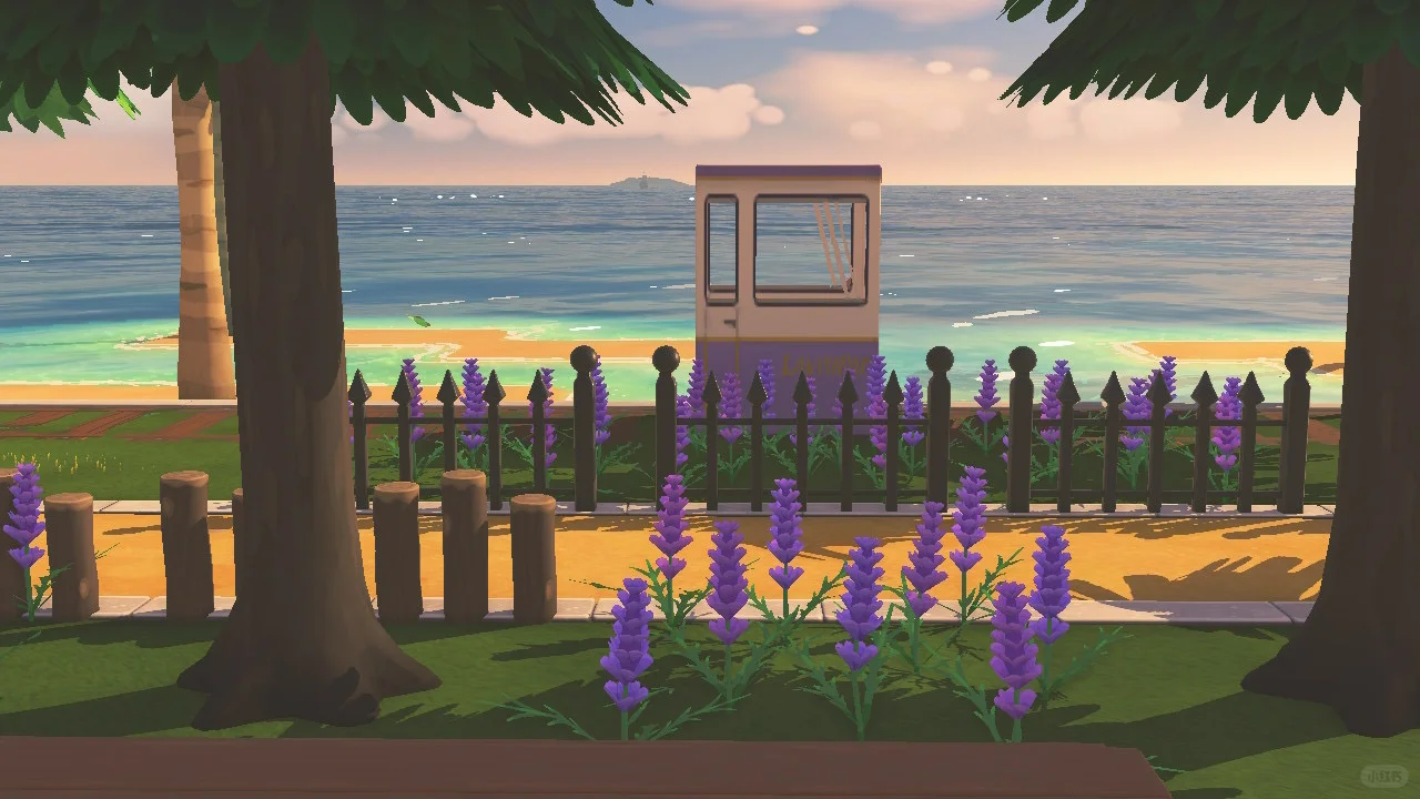 Aménagement de l'île : mini train lavande avec feuille de motif — Tomodachi Life motif DIY (image 7)