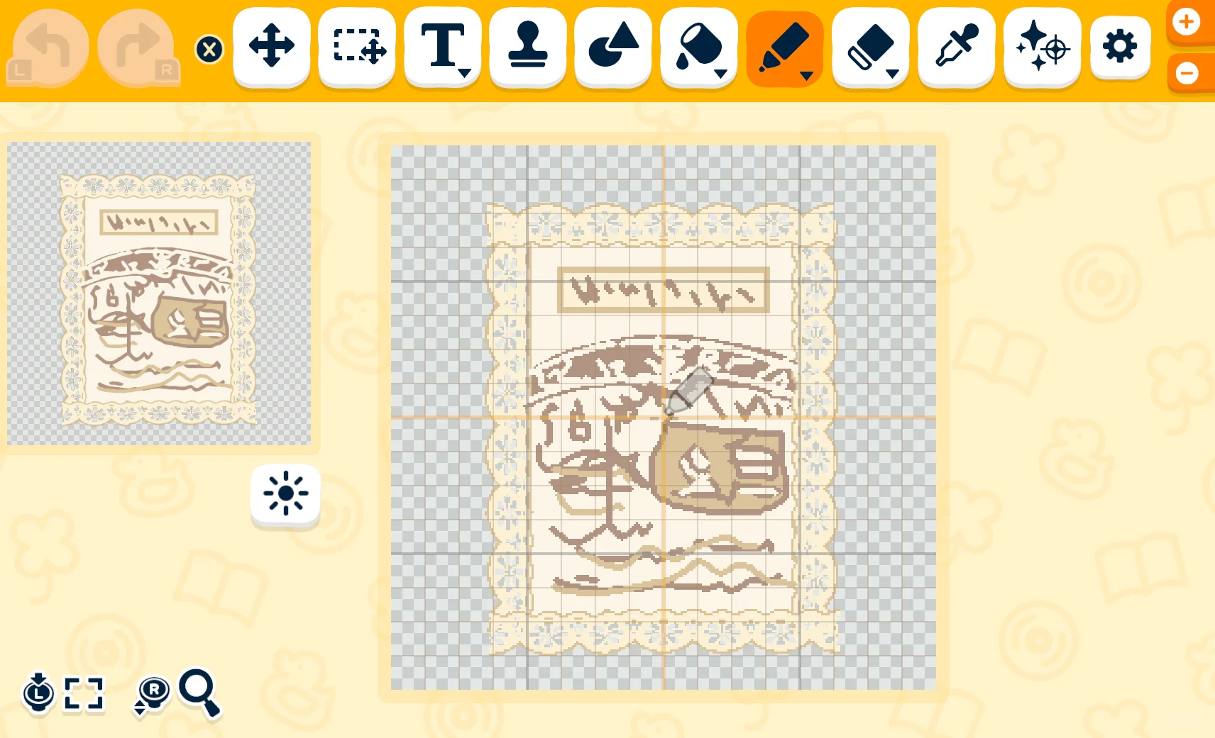 Antique Doll Wall Clothing for Tomodachi Life Mii — Tomodachi Life DIY pattern (image 5)