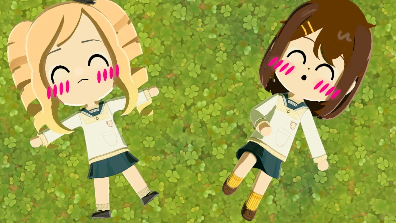 Feuille de motif — Tablier kappougi avec col marin — Tomodachi Life motif DIY (image 3)
