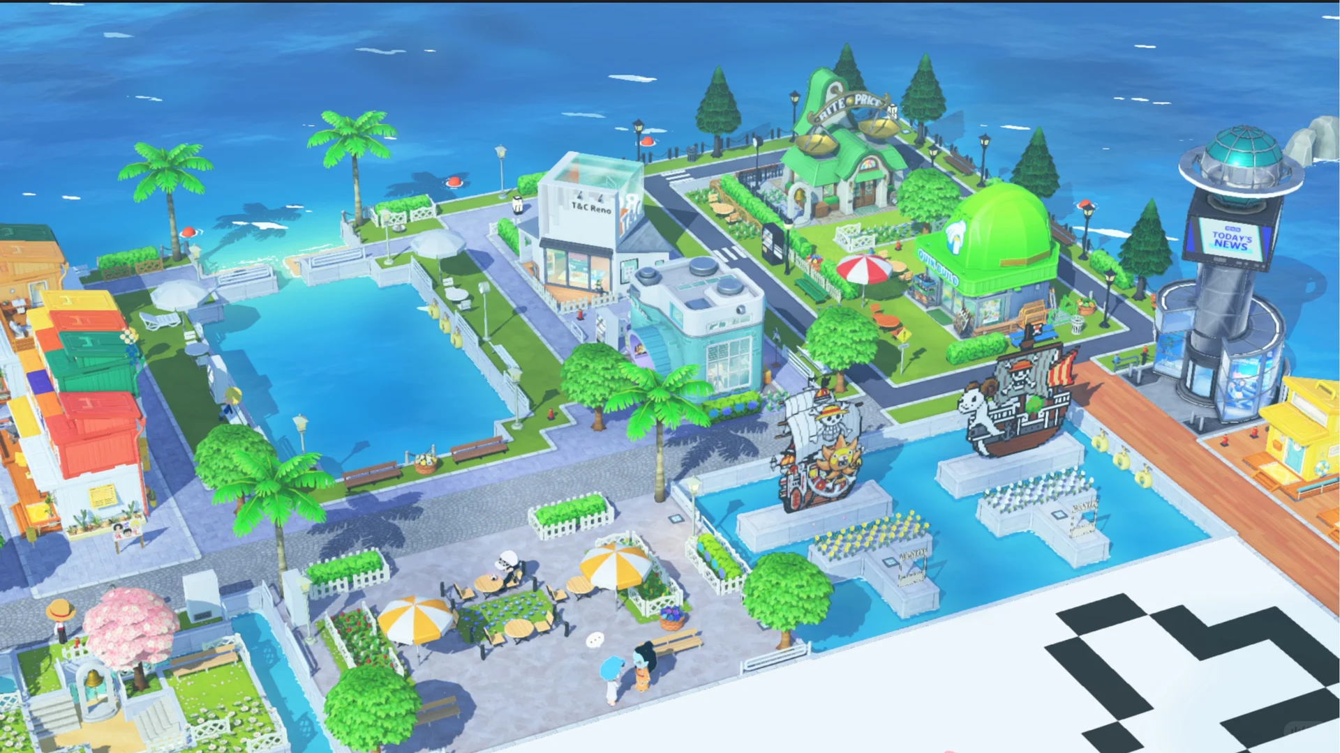 Island Build Details and Decoration Ideas Shared — Tomodachi Life DIY pattern (image 8)