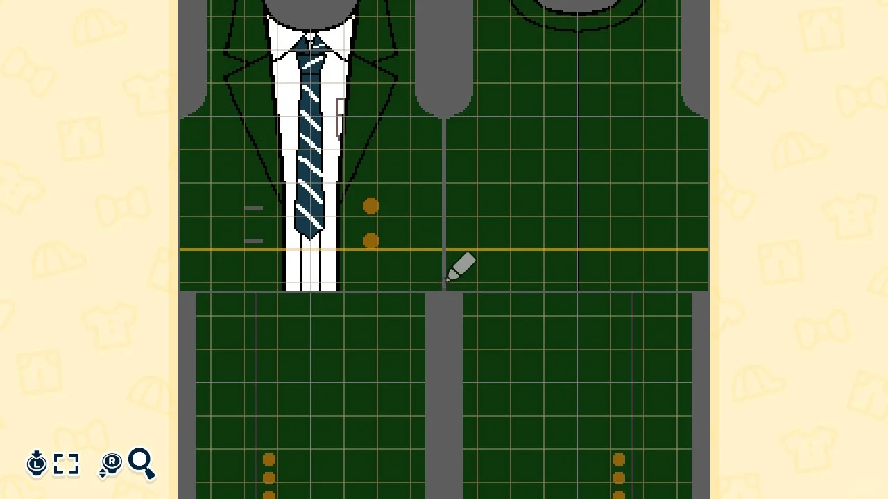 立海大学の西洋式制服デザインシートのシェア — トモダチライフ DIY 図案（5枚目）