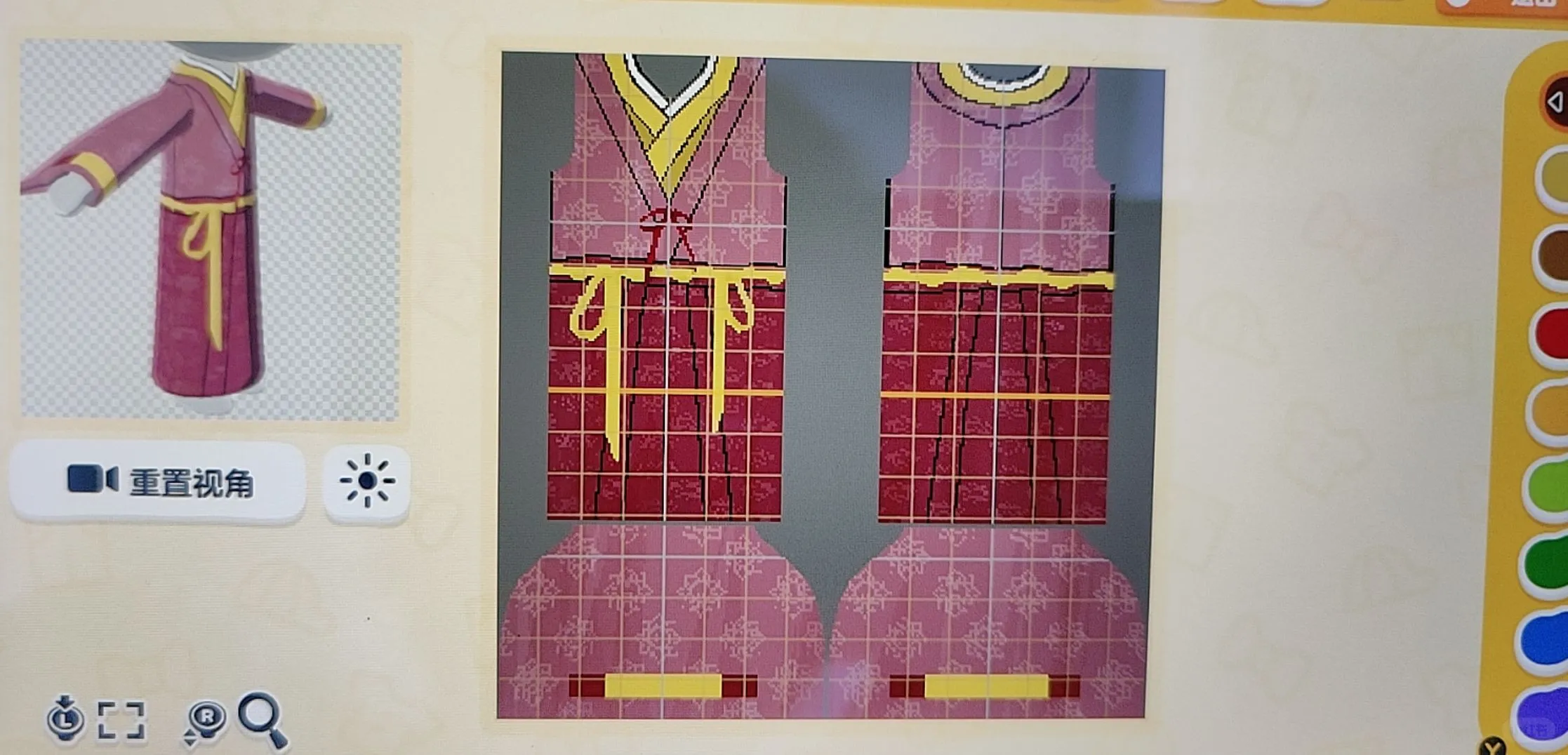魏晋風ブロケード漢服・交窬裙のデザイン — トモダチライフ DIY 図案（5枚目）