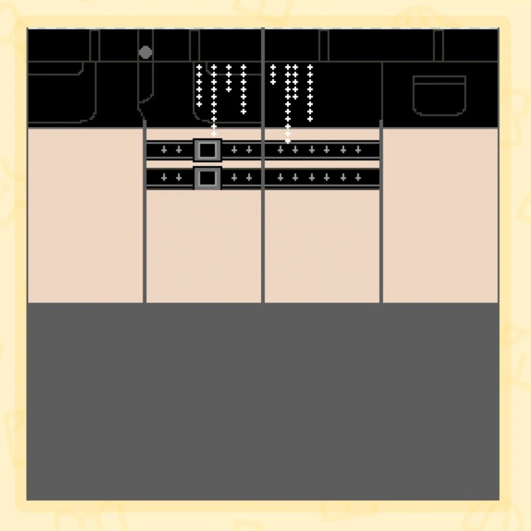 ヤヤの夏コーデ デザインシートシェア — トモダチライフ DIY 図案（4枚目）