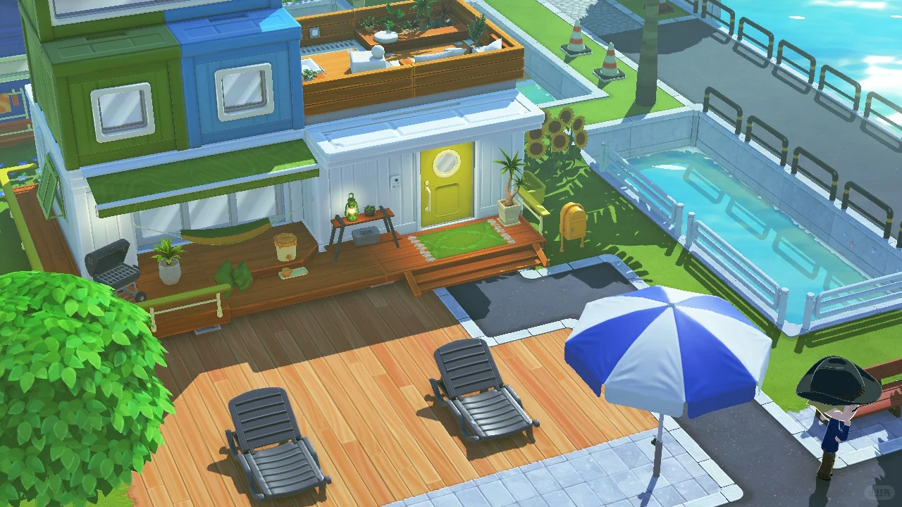 Une île construite avec de nombreuses références — Tomodachi Life motif DIY (image 4)