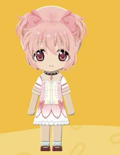 まどか☆マギカ 鹿目まどか バトルコスチューム デザインシート — トモダチライフ DIY 図案（2枚目）
