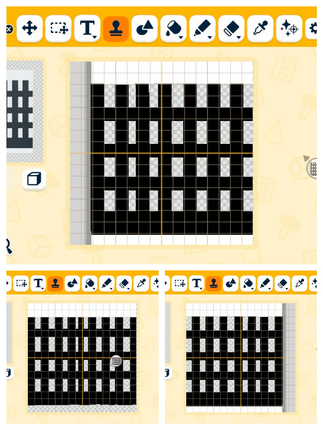 Motif terrain de tennis — Tomodachi Life motif DIY (image 5)
