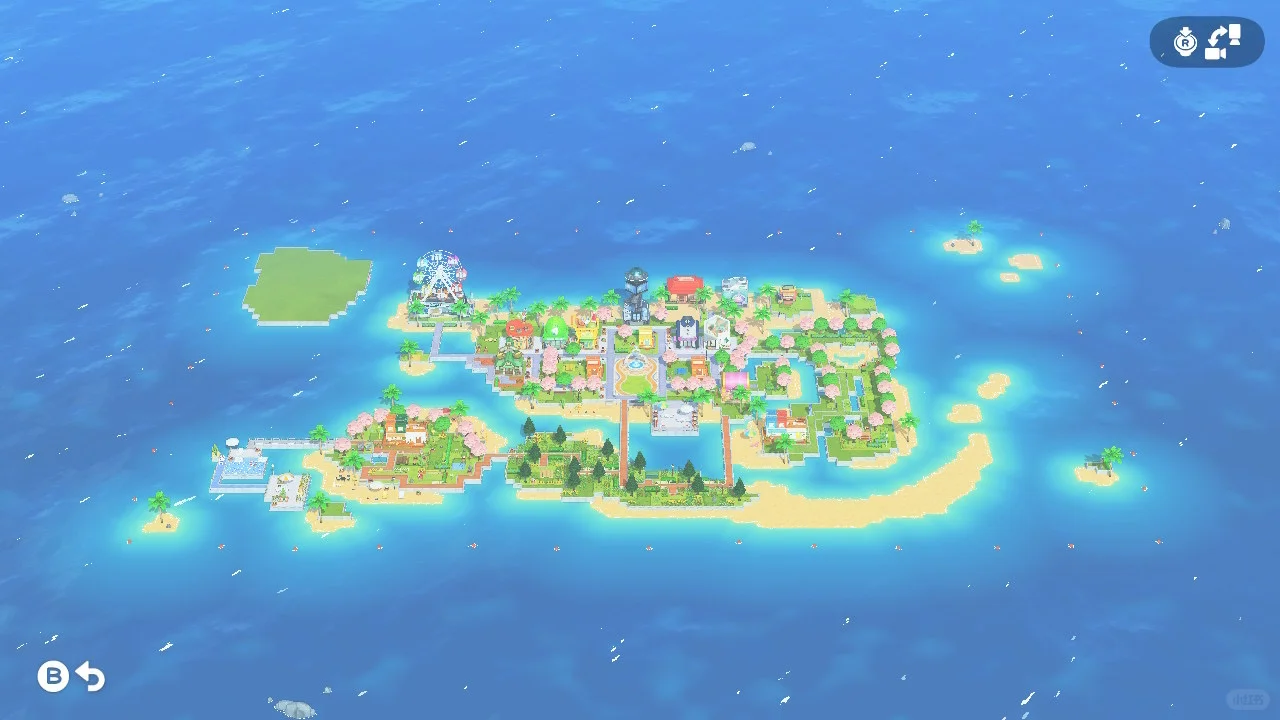 Island Build In Progress — Tomodachi Life DIY pattern