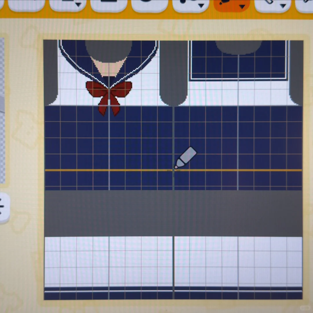 水着のデザインシート（保存だけしないで使ってね） — トモダチライフ DIY 図案（3枚目）