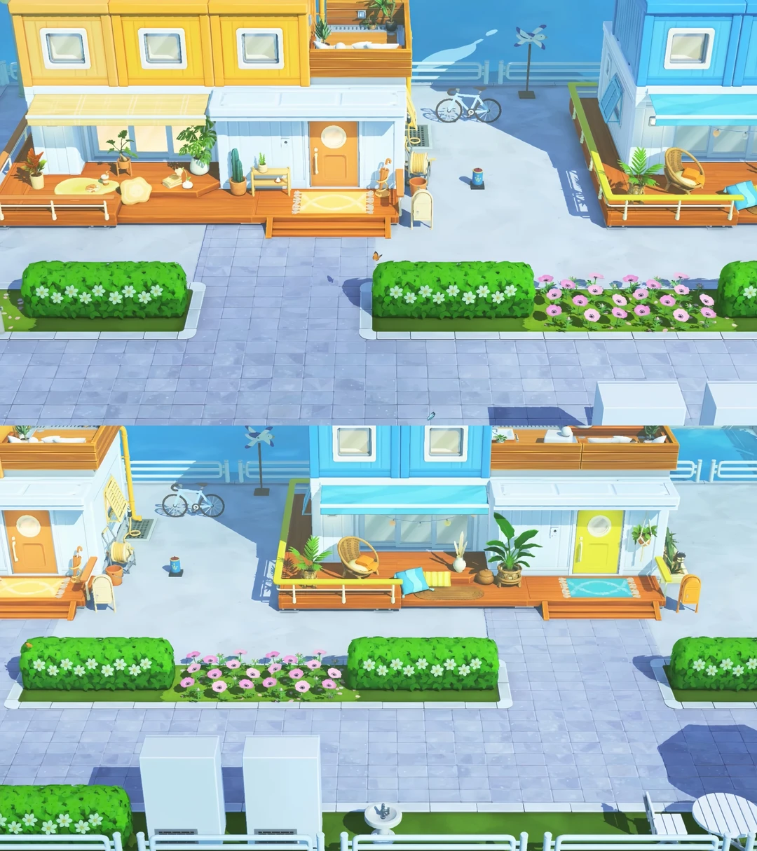 Aménagement et décoration d'une maison portuaire — Tomodachi Life motif DIY (image 1)