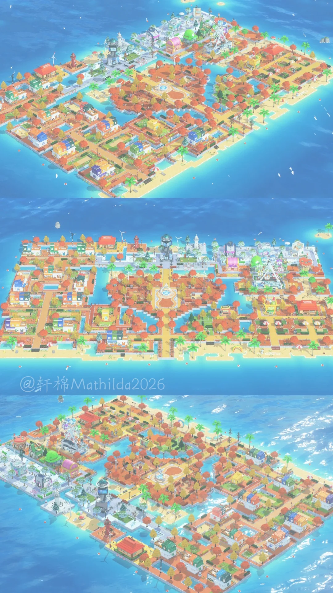 Construction complète d'île au style américain automne-hiver — Tomodachi Life motif DIY (image 6)