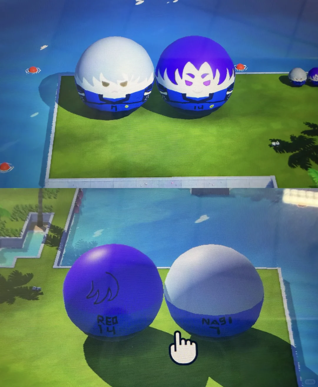 Motif rond NagiReo — Tomodachi Life motif DIY (image 1)