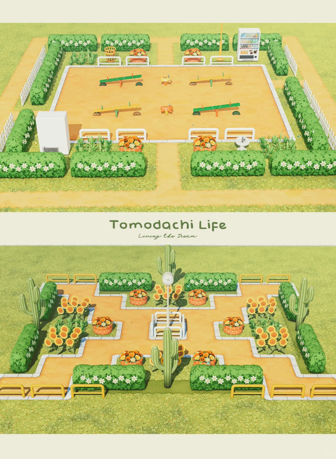 Empty Lot Island Design Ideas — Tomodachi Life DIY pattern (image 2)