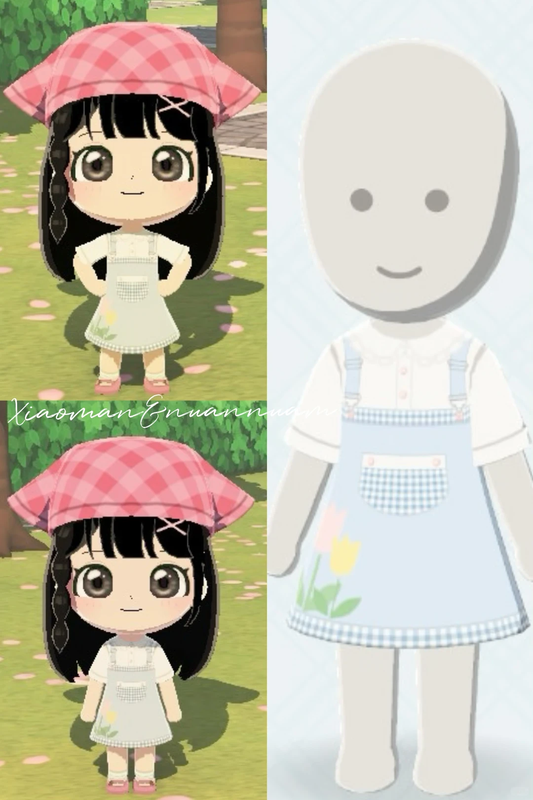 Simple Tulip Overall Pattern — Tomodachi Life DIY pattern (image 1)