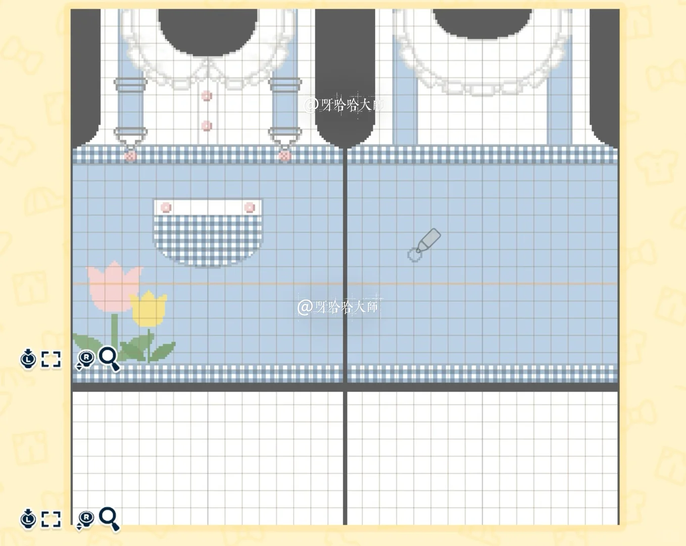 Simple Tulip Overall Pattern — Tomodachi Life DIY pattern (image 2)