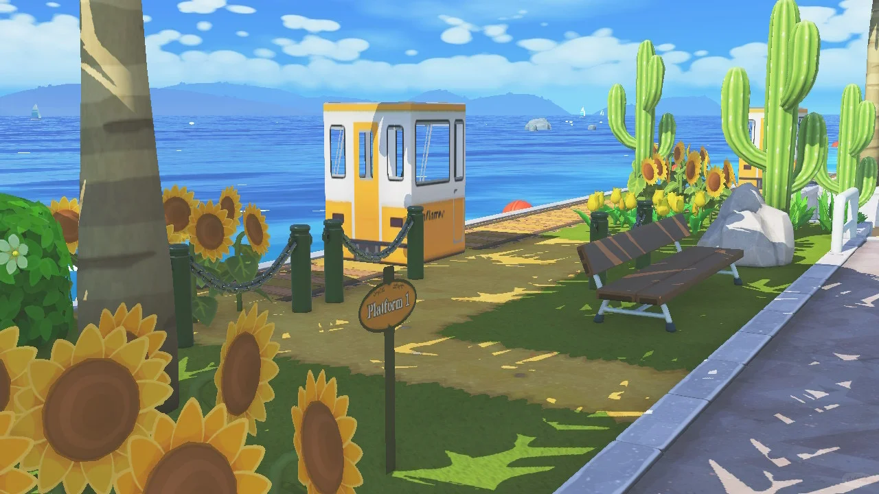 Deux types de trains touristiques sur l'île — Tomodachi Life motif DIY (image 2)