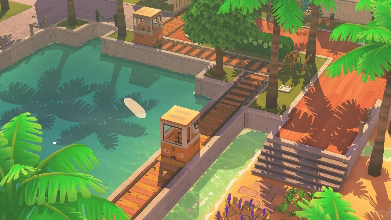 Deux types de trains touristiques sur l'île — Tomodachi Life motif DIY (image 3)
