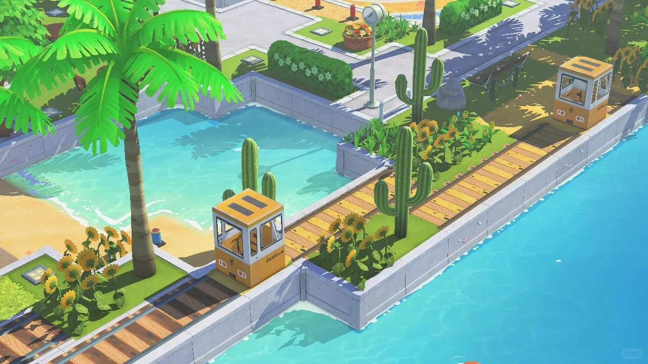 Deux types de trains touristiques sur l'île — Tomodachi Life motif DIY (image 4)