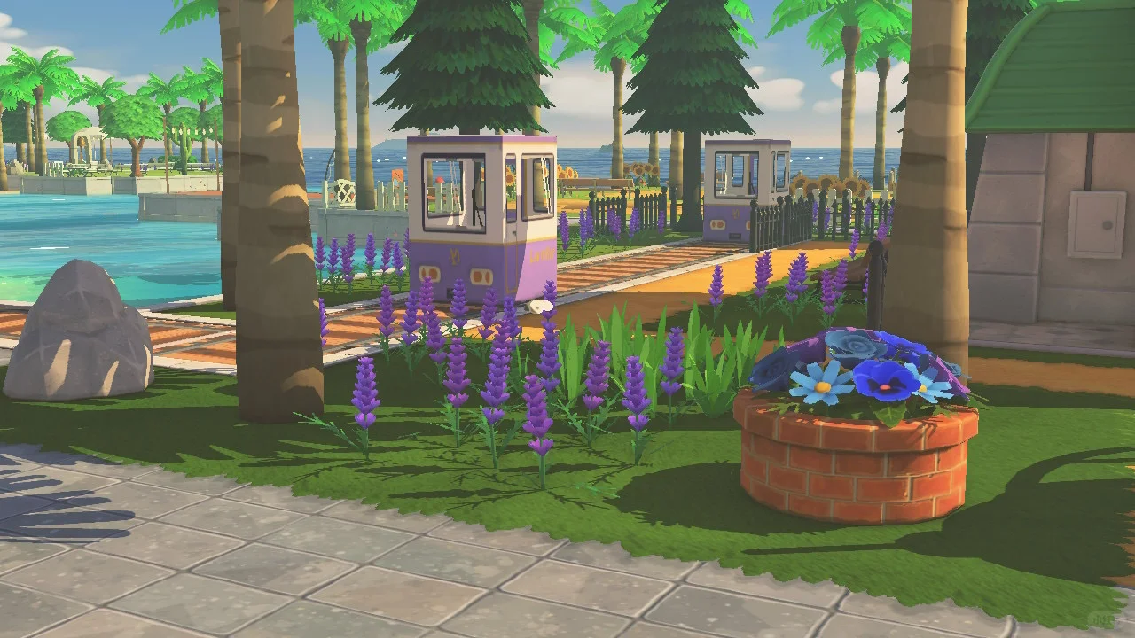Deux types de trains touristiques sur l'île — Tomodachi Life motif DIY (image 7)