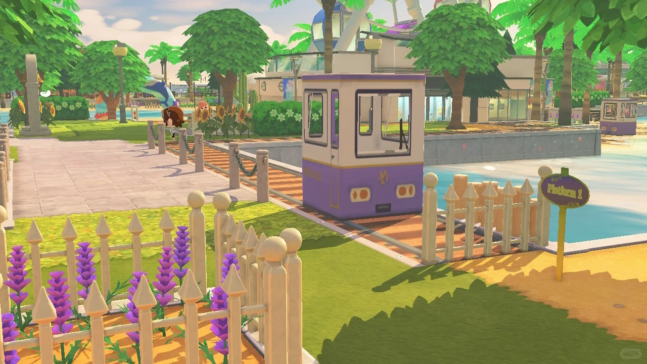 Deux types de trains touristiques sur l'île — Tomodachi Life motif DIY (image 8)