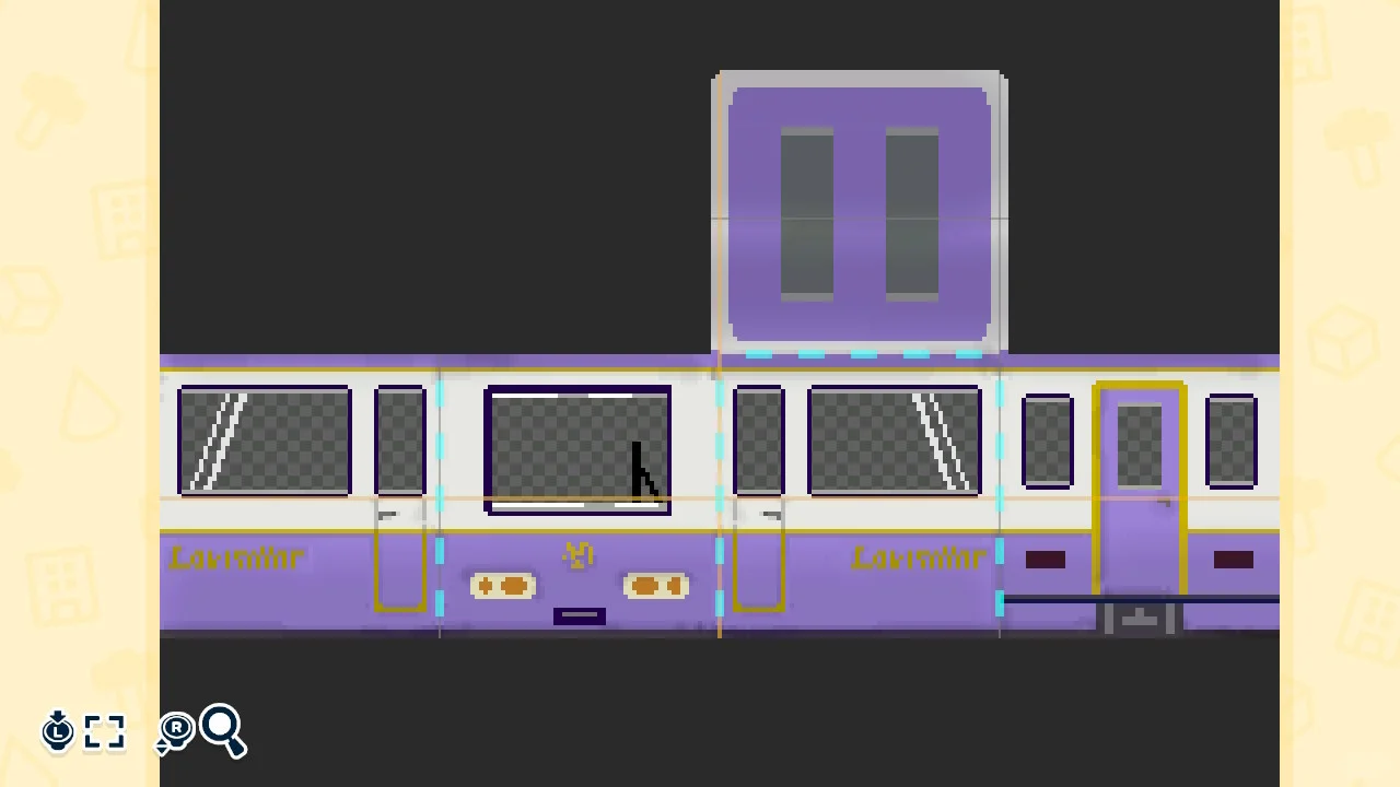 Deux types de trains touristiques sur l'île — Tomodachi Life motif DIY (image 13)