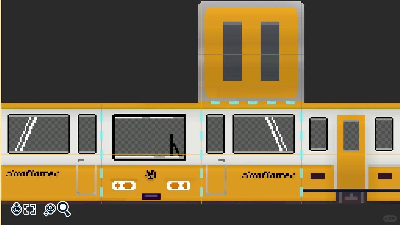 Deux types de trains touristiques sur l'île — Tomodachi Life motif DIY (image 15)