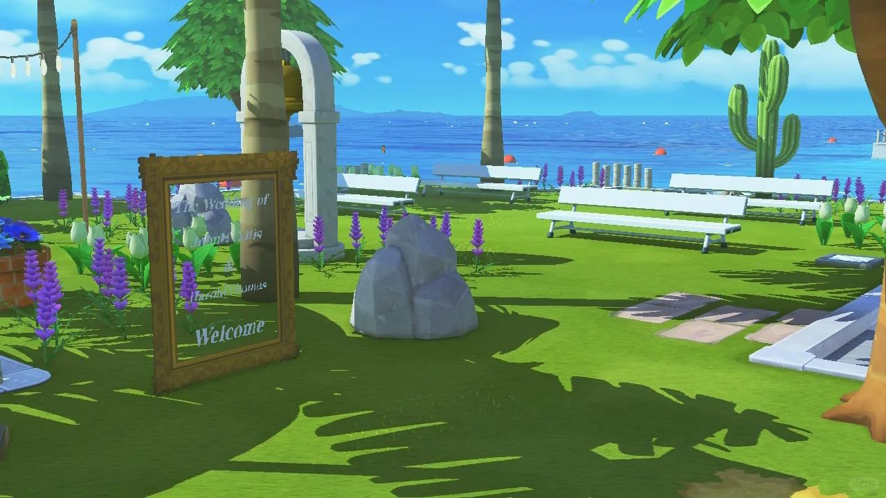 Panneau mariage avec tampon — Tomodachi Life motif DIY (image 2)
