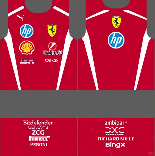F1チームTシャツの作り方 — トモダチライフ DIY 図案（1枚目）