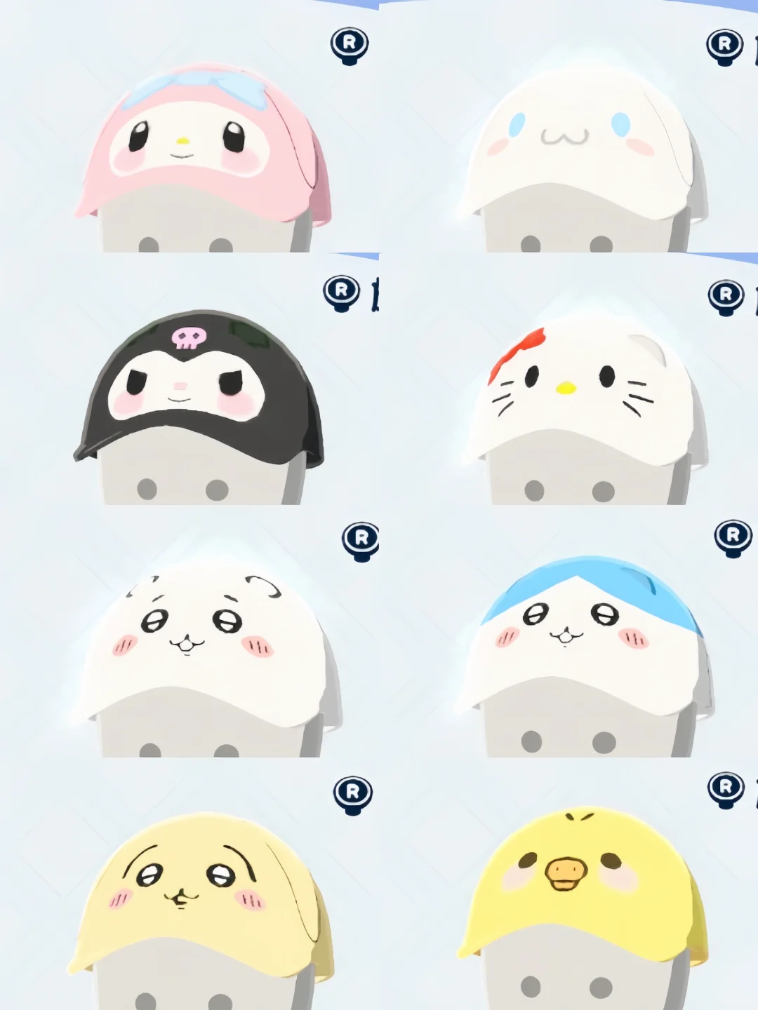 Tomodachi Life Hat Pattern Sheet Vol. 2 (･∞･ﾐэ) — Tomodachi Life DIY pattern (image 1)