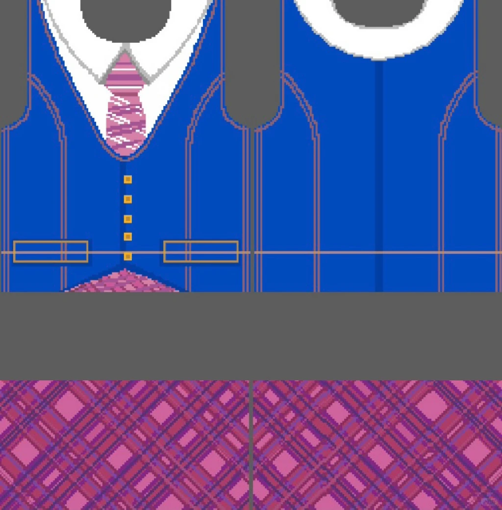 バービー学院風制服の作り方 — トモダチライフ DIY 図案（3枚目）