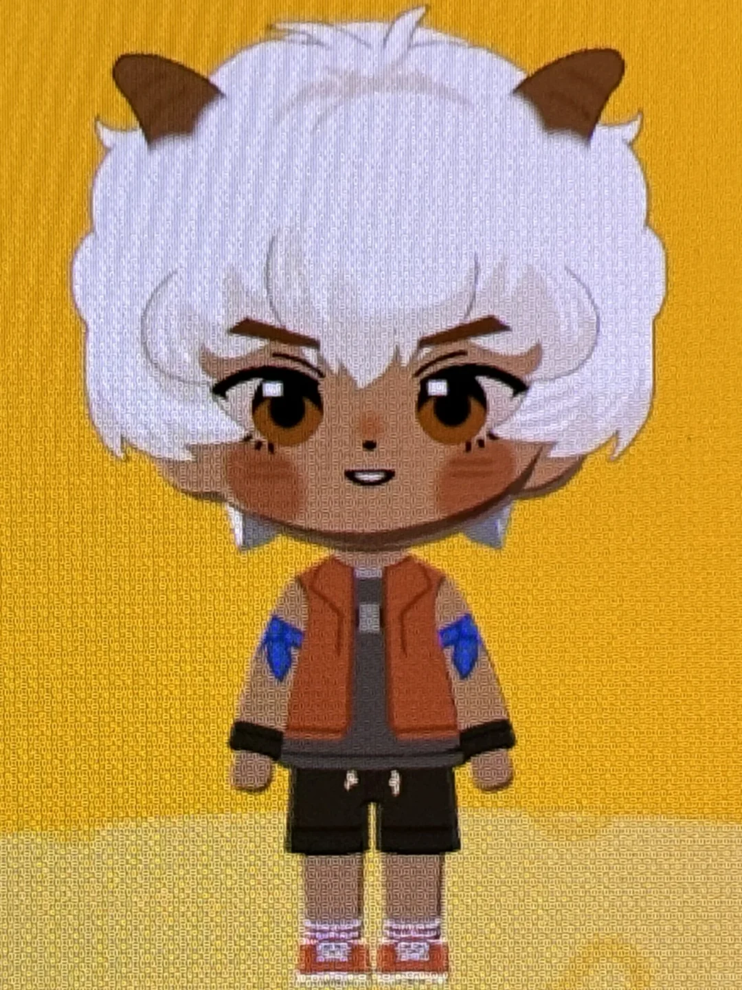 Tutoriel de face paint de Fretful Goat (avec motif de tenue) — Tomodachi Life motif DIY (image 1)